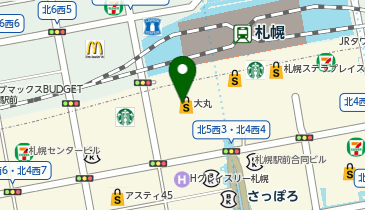 familiar大丸札幌店の地図画像