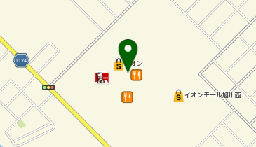 メガスポーツ旭川西店の地図画像