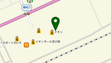 ムラサキスポーツイオンモール苫小牧店の地図画像