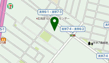 ゴルフパートナー札幌太平店の地図画像