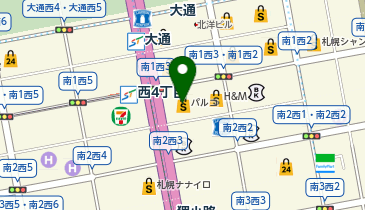 ムラサキスポーツ札幌パルコ店の地図画像