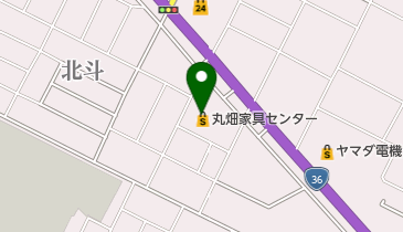 (株)丸畑家具センターの地図画像