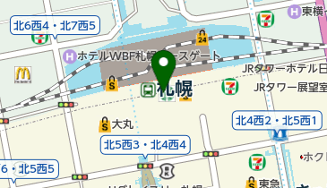 unico札幌店の地図画像