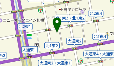 キッチンハウス札幌ショールームの地図画像
