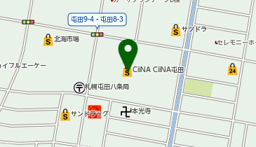 ニトリデコホームシーナシーナ屯田店の地図画像