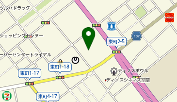 ニトリ室蘭店の地図画像