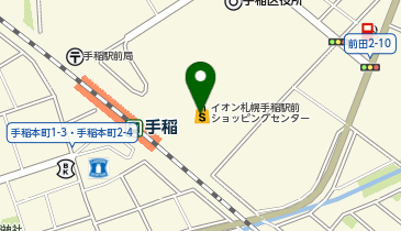 ニトリデコホームイオン札幌手稲駅前店の地図画像