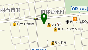 ザ・本屋さん白樺コロニー店の地図画像