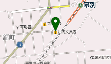 川向文具店の地図画像