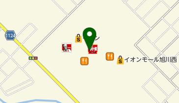 未来屋書店旭川西店の地図画像