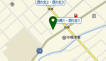 (有)マル五中尾書店の地図画像