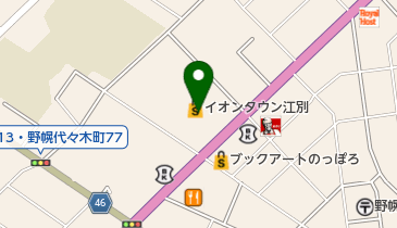 未来屋書店江別野幌店の地図画像