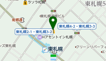 (株)アシーネ東札幌店の地図画像