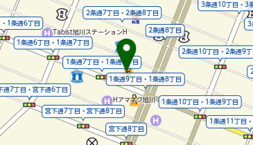 ジュンク堂書店旭川店の地図画像