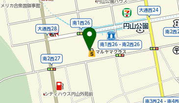 大垣書店マルヤマクラス店の地図画像