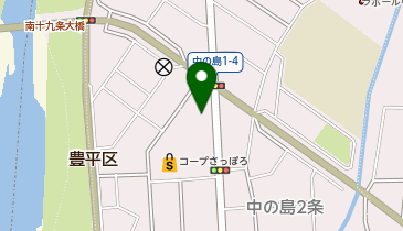 ブックオフ札幌中の島店の地図画像