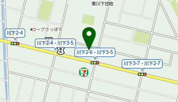 ブックオフ札幌川下店の地図画像
