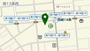 ブックオフ札幌山鼻店の地図画像