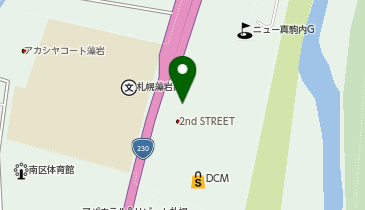 セカンドアウトドア川沿店の地図画像