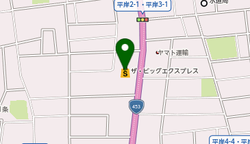 ザ・ビッグエクスプレス平岸店の地図画像