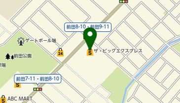 ザ・ビッグエクスプレス前田店の地図画像
