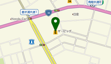 ザ・ビッグ鳥取大通店の地図画像