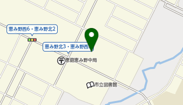 TOAmart恵庭店の地図画像