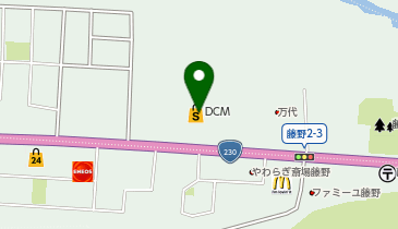 ダイソー東光ストア藤野店の地図画像
