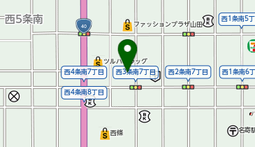 ダイソー西條名寄店の地図画像