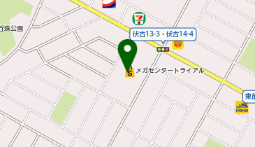 ダイソートライアル伏古店の地図画像