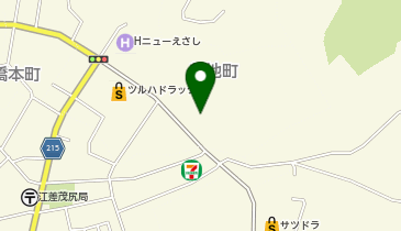 ダイソー江差店の地図画像