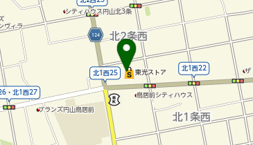 ダイソー札幌東光ストア円山店の地図画像