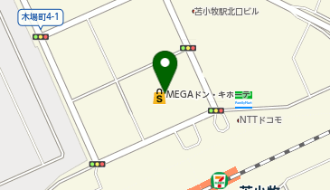 ダイソーMEGAドン・キホーテ苫小牧店の地図画像