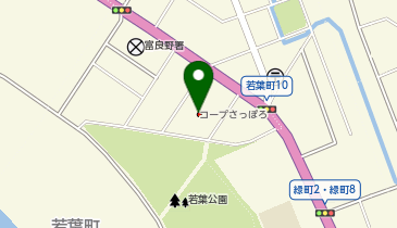 ダイソーコープさっぽろ富良野店の地図画像