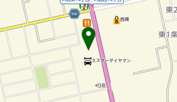 ダイソー士別店の地図画像