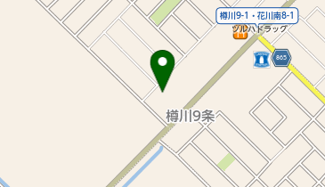ダイソー石狩樽川店の地図画像