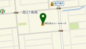 ダイソーMEGAドン・キホーテ西帯広店の地図画像