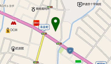 ダイソー伊達末永店の地図画像