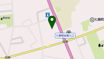 ダイソー函館七飯店の地図画像