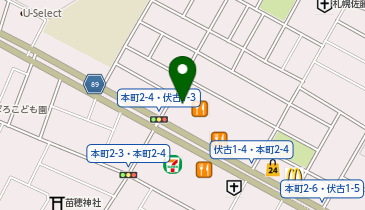 ダイソー札幌伏古環状通店の地図画像