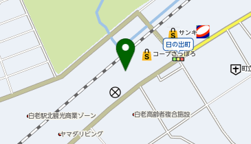 ダイソーコープさっぽろパセオしらおい店の地図画像