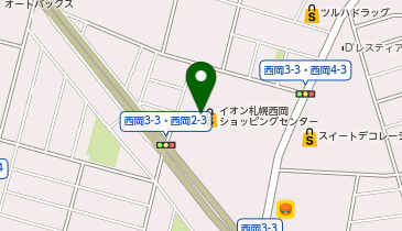 ダイソーイオン札幌西岡SC店の地図画像