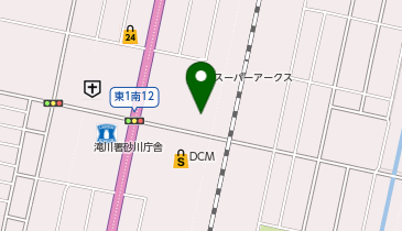 ダイソー砂川店の地図画像
