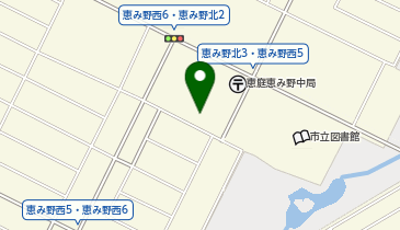 100円ショップ恵み野コープさっぽろ店の地図画像