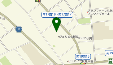 ダイソー札幌伏見店の地図画像