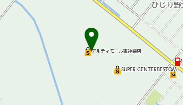 ダイソーアルティモール東神楽店の地図画像