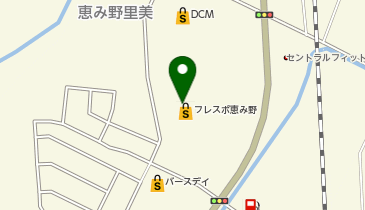 ダイソーフレスポ恵み野店の地図画像