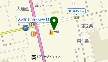Can★Do西條士別店の地図画像