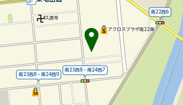 ダイソーアクロスプラザ南22条店の地図画像