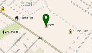 Can★Do DCM元江別店の地図画像
